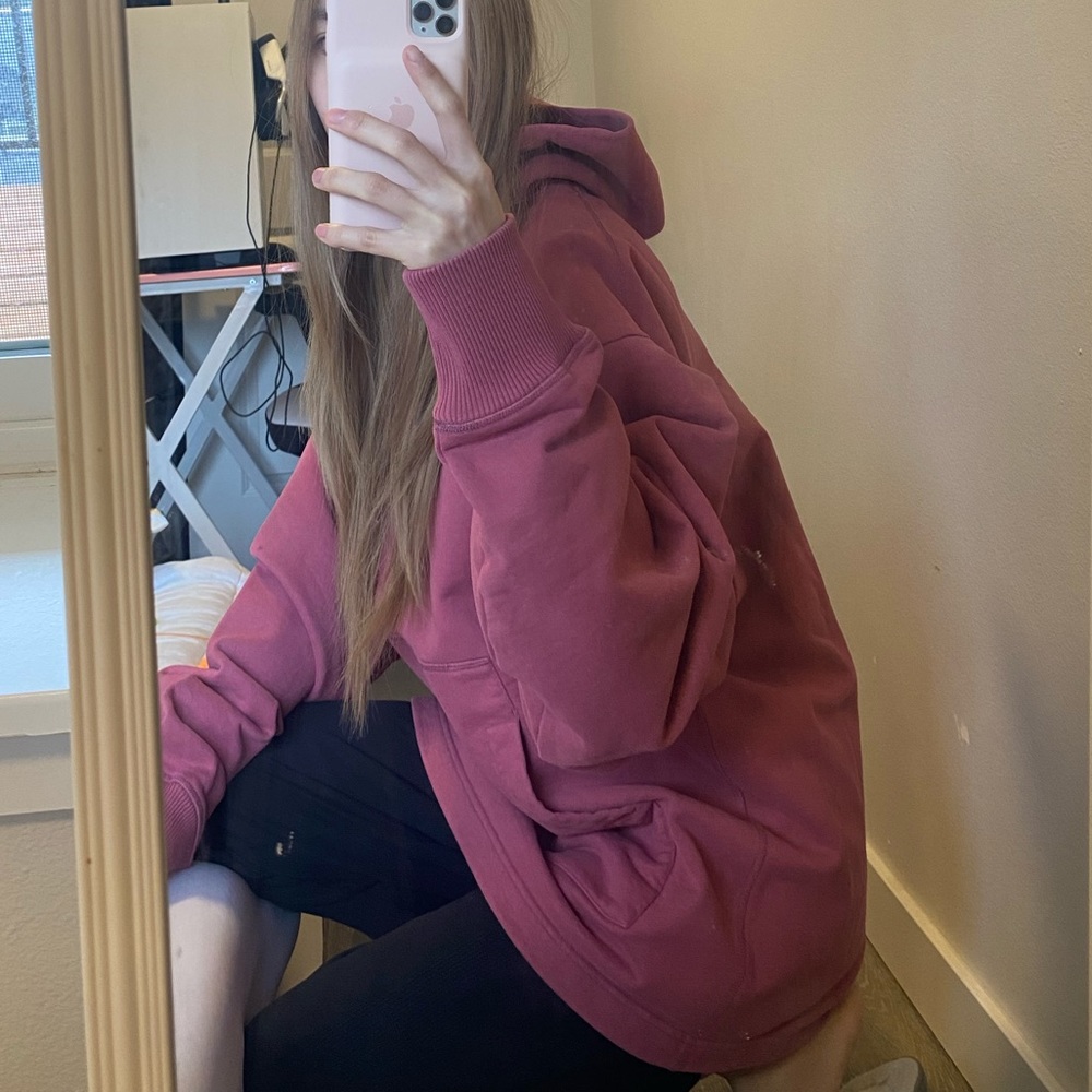 Acne Studios Pink organic cotton hoodies